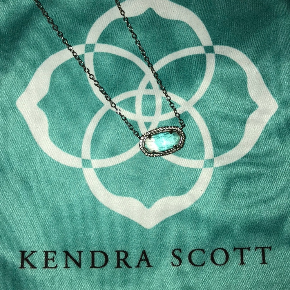 Kendra Scott Elisa Lux Silver Necklace!